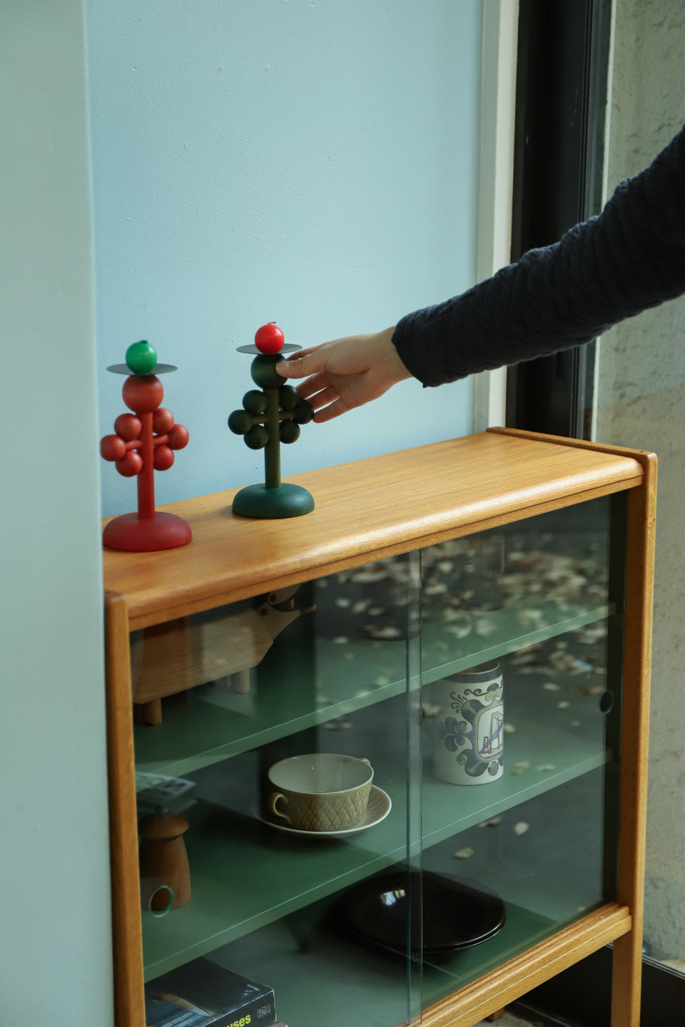 Bodafors Glass Cabinet Shelf Swedish Vintage/スウェーデンヴィンテージ ボダフォース ガラスキャビネット シェルフ 北欧家具