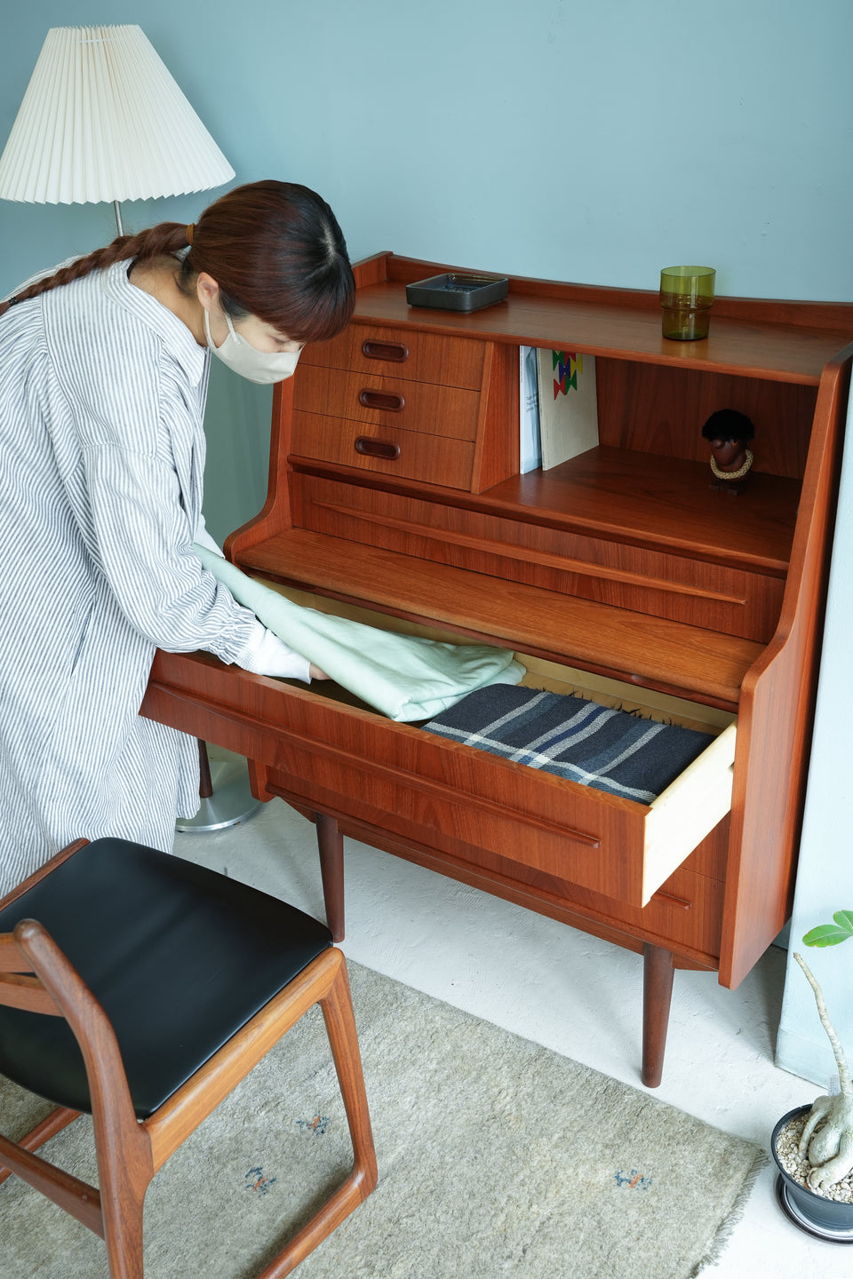 Danish Vintage Writing Bureau Dresser Gunnar Falsig/デンマークヴィンテージ ライティングビューロー ドレッサー 北欧家具