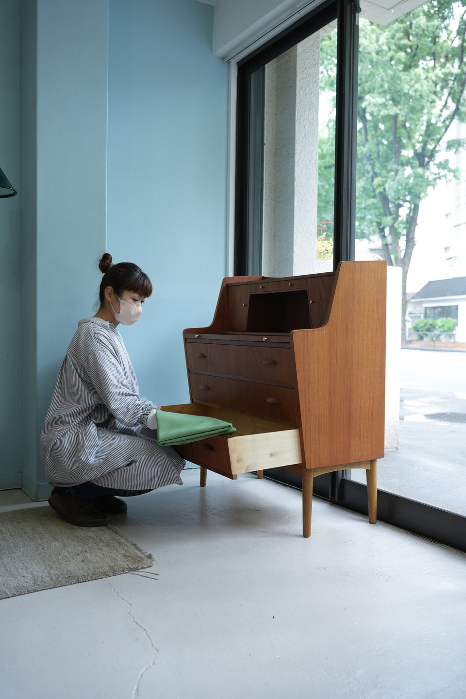 Danish Vintage Bjerringbro Stolefabrik Writing Bureau/デンマークヴィンテージ ライティングビューロー 北欧家具