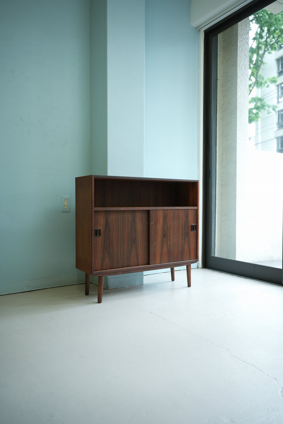Danish Vintage Rosewood Bookcase Cabinet/デンマークヴィンテージ ブックケース キャビネット ローズウッド材 北欧家具