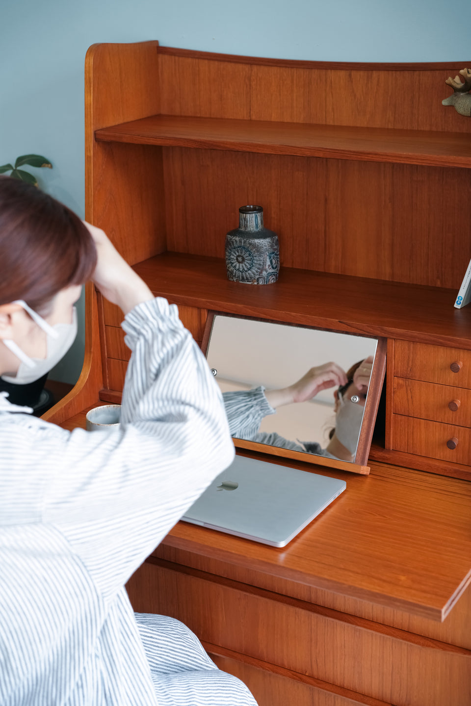 Danish Vintage Writing Bureau Dresser Teak/デンマークヴィンテージ ライティングビューロー ドレッサー チーク材