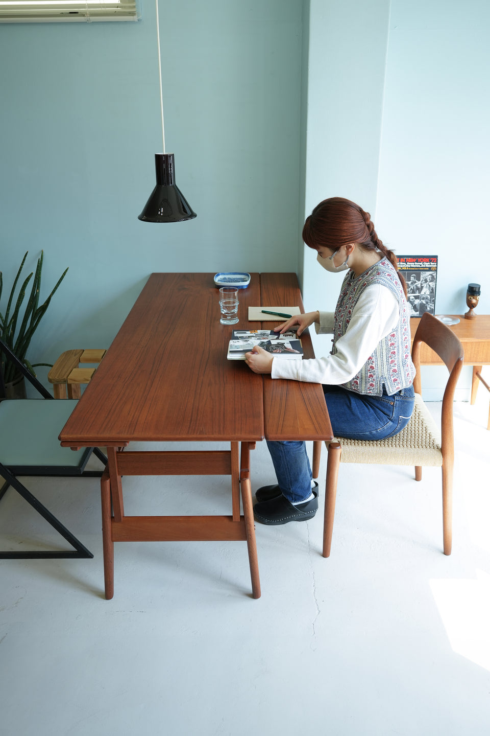 Elevator Extension Table Trioh Møbler Danish Vintage/デンマークヴィンテージ トリオモブラー エレベーター エクステンションテーブル 北欧家具