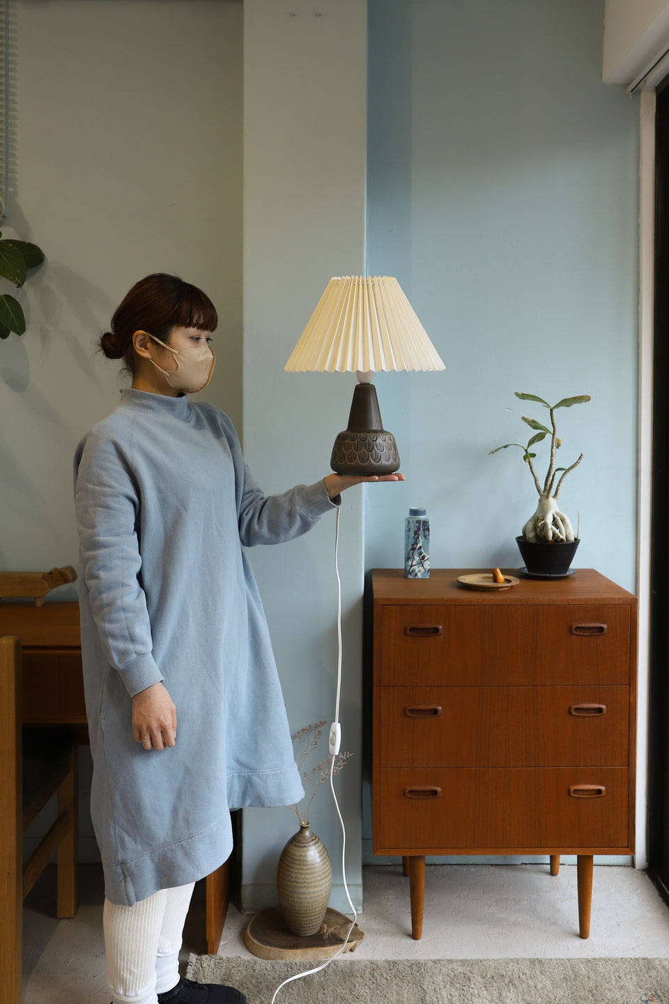 Danish Vintage Søholm Table Lamp Model 1015 Einar Johansen/スーホルム テーブルランプ エイナー・ヨハンセン 間接照明 北欧インテリア デンマークヴィンテージ