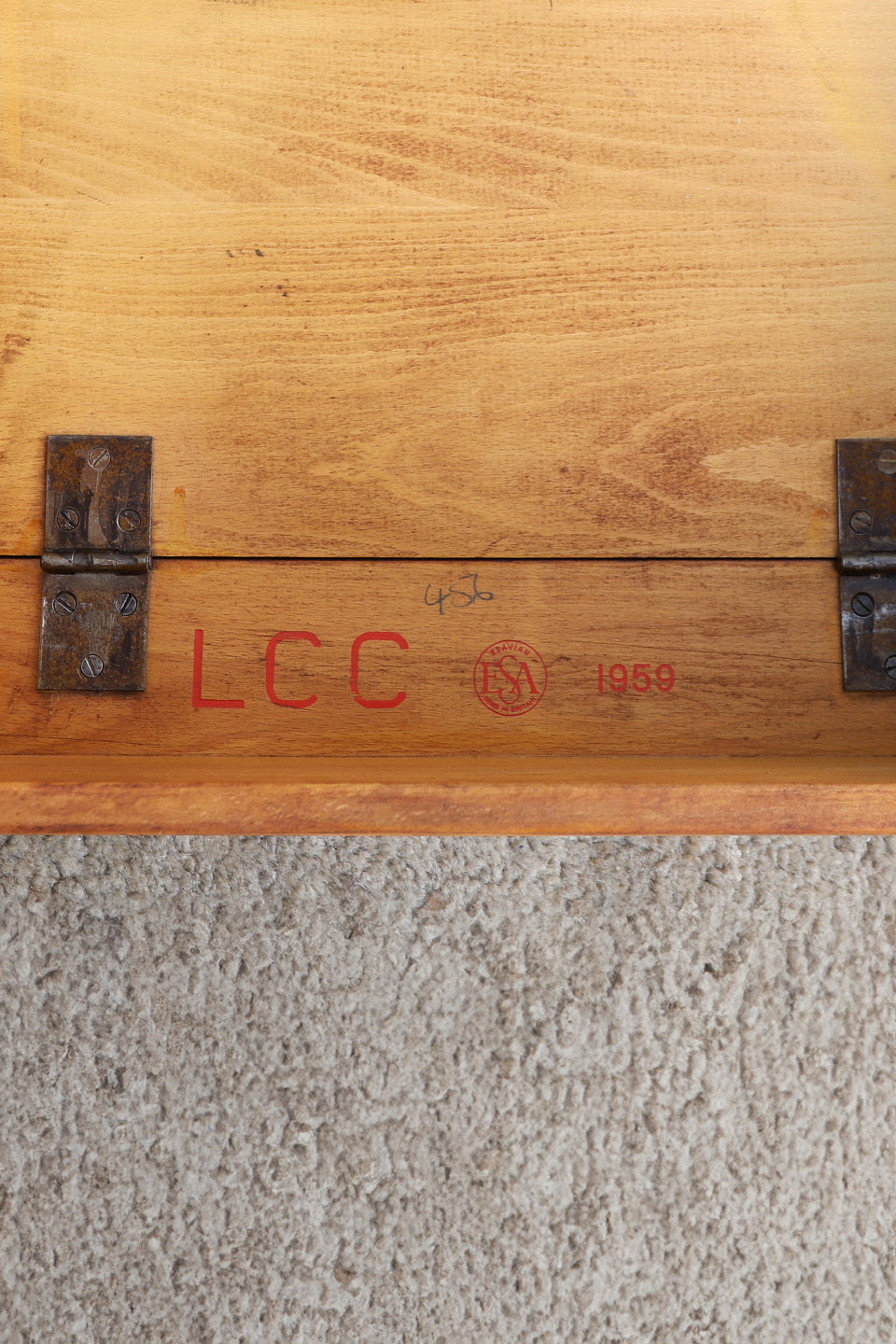 UK Vintage Esavian Ltd Folding School Desk/イギリスヴィンテージ エサビアン 折りたたみ スクールデスク 学校机