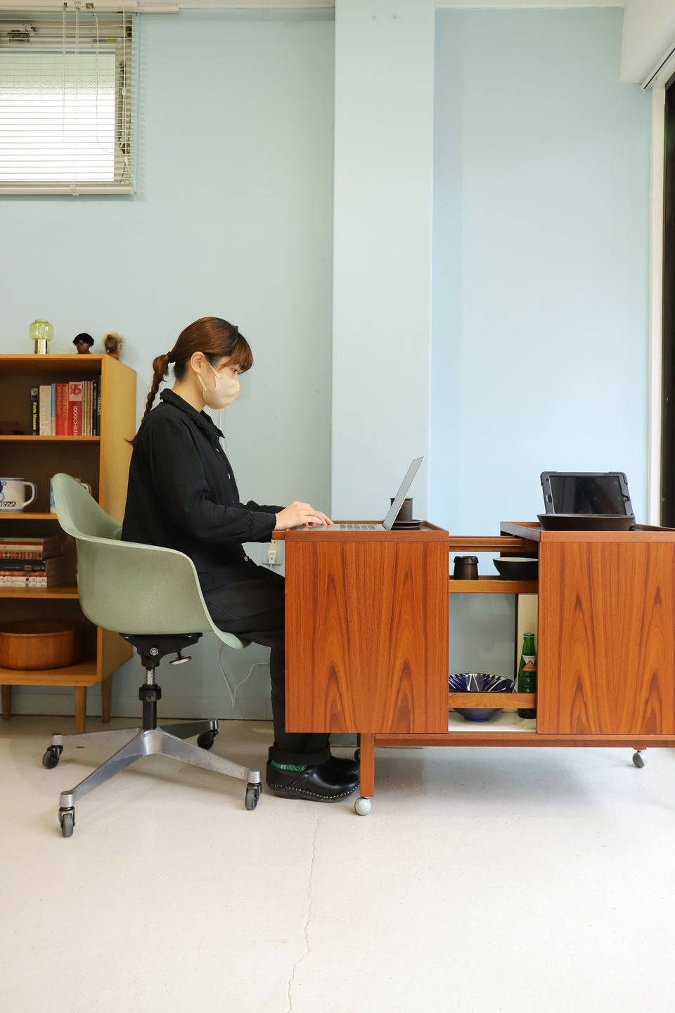 Danish Vintage Vantinge Møbelindustri Side Board Cabinet Trolley/デンマークヴィンテージ サイドボードキャビネット トロリー 北欧家具