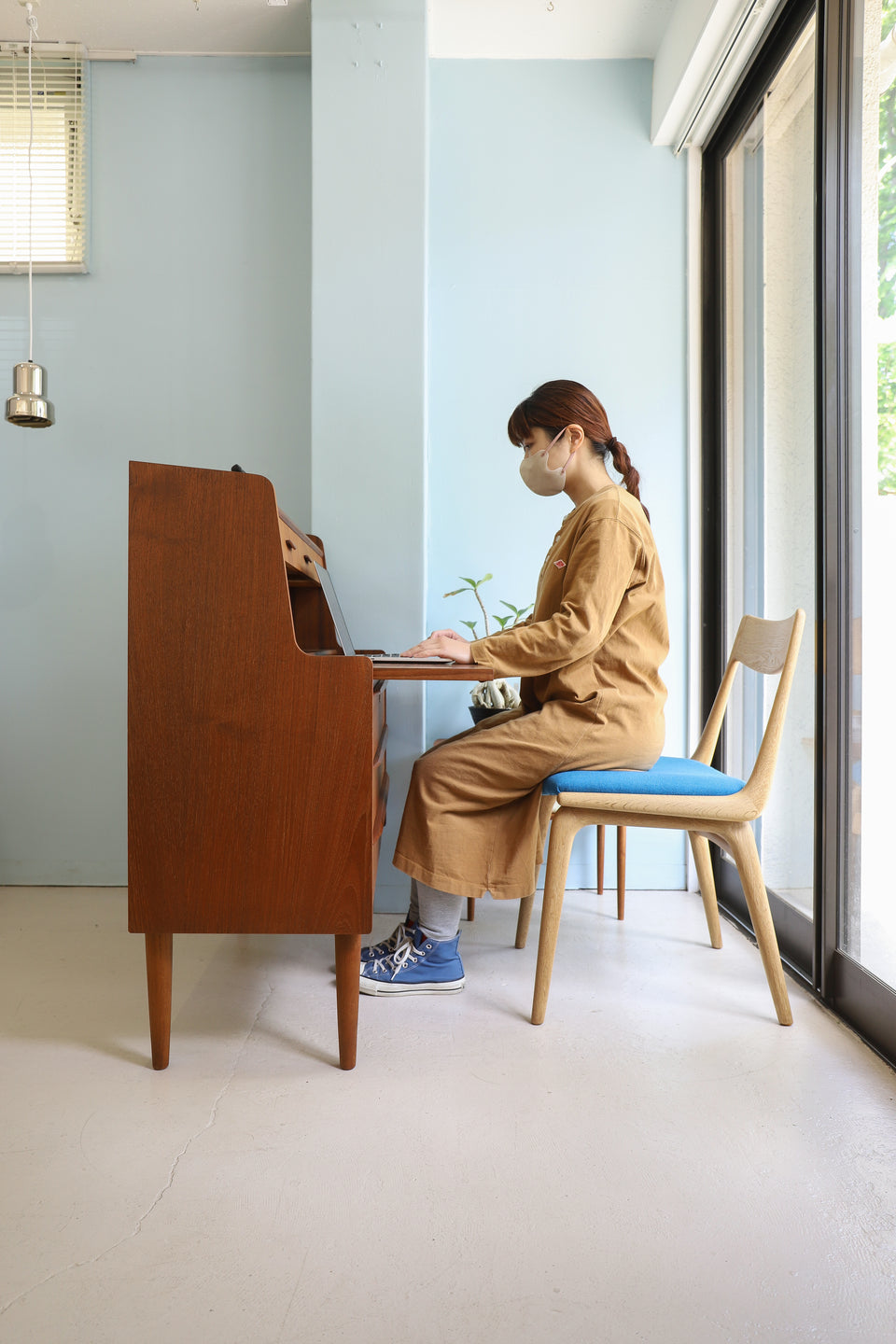 Danish Vintage Tylvad Hansen Møbelfabrik Writing Bureau/デンマークヴィンテージ ライティングビューロー チーク材 北欧家具