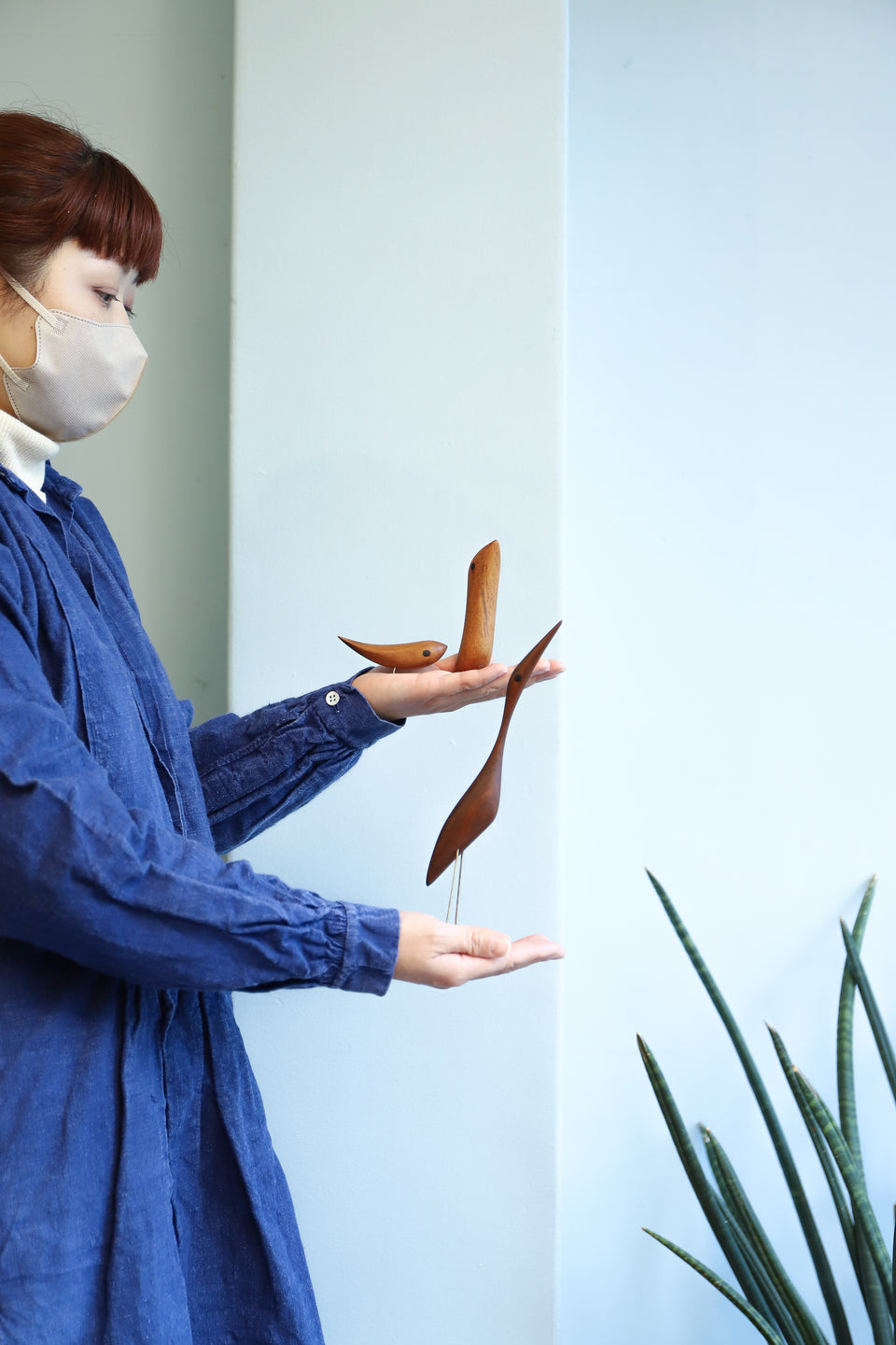 Jacob Hermann Teak Bird/ヤコブ・ハーマン チークバード 彫刻 オブジェ 北欧ヴィンテージ