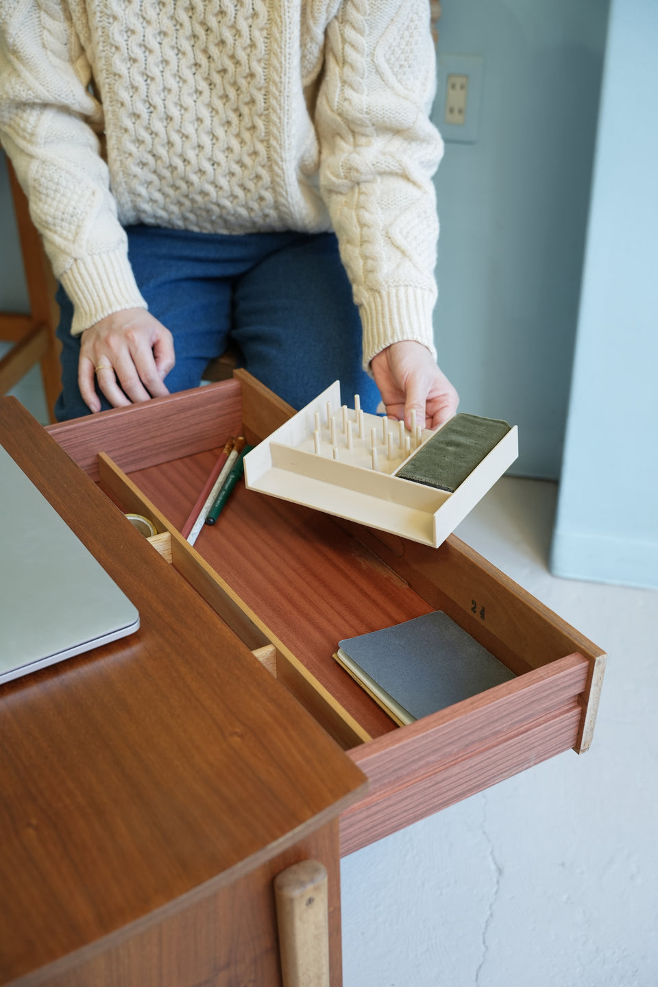 Sewing Wagon Side Table Danish Vintage/デンマークヴィンテージ ソーイングワゴン サイドテーブル 北欧家具