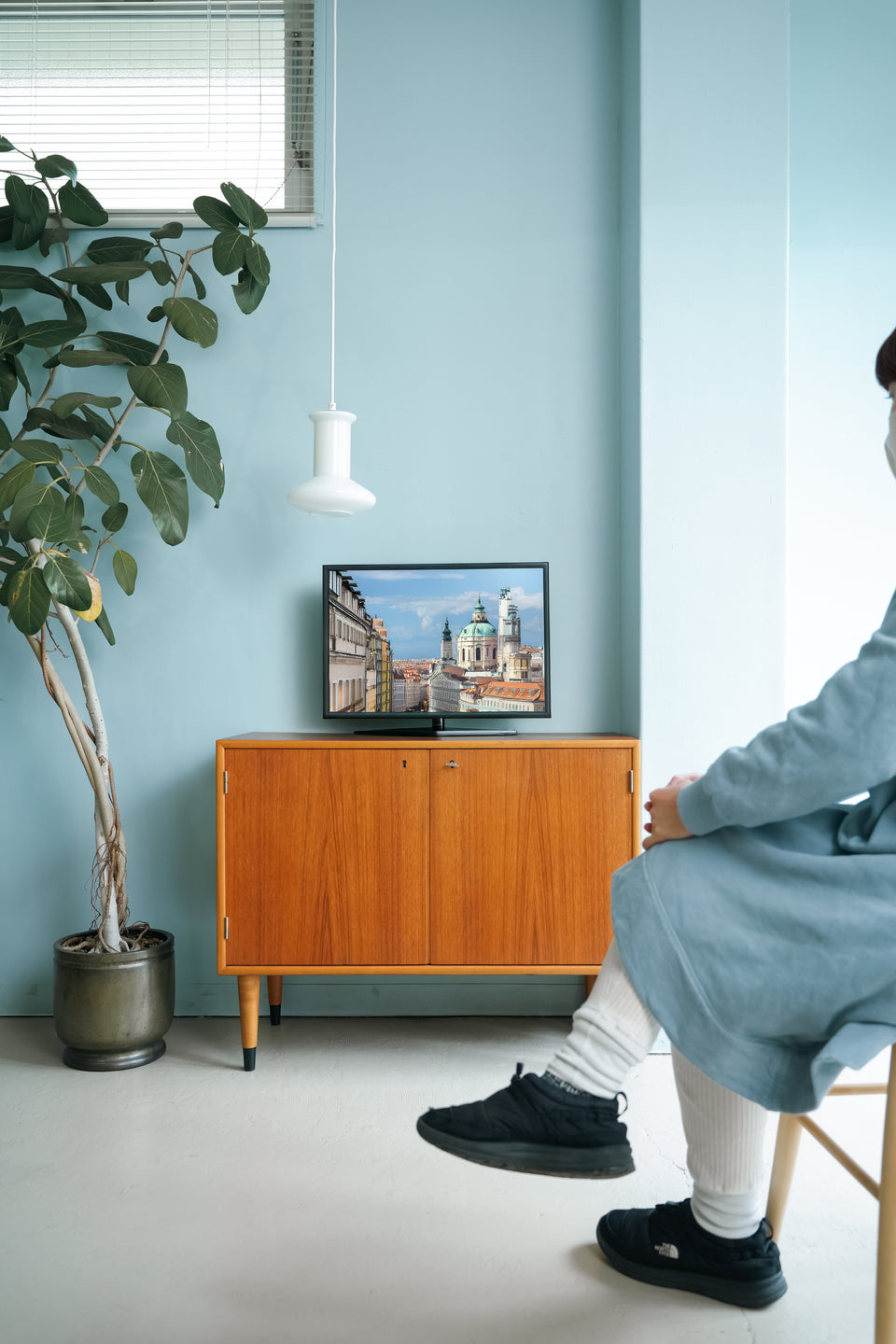 AB Mobelfabriken Ornen Slim Side Board Swedish Vintage/スウェーデンヴィンテージ スリムサイドボード キャビネット