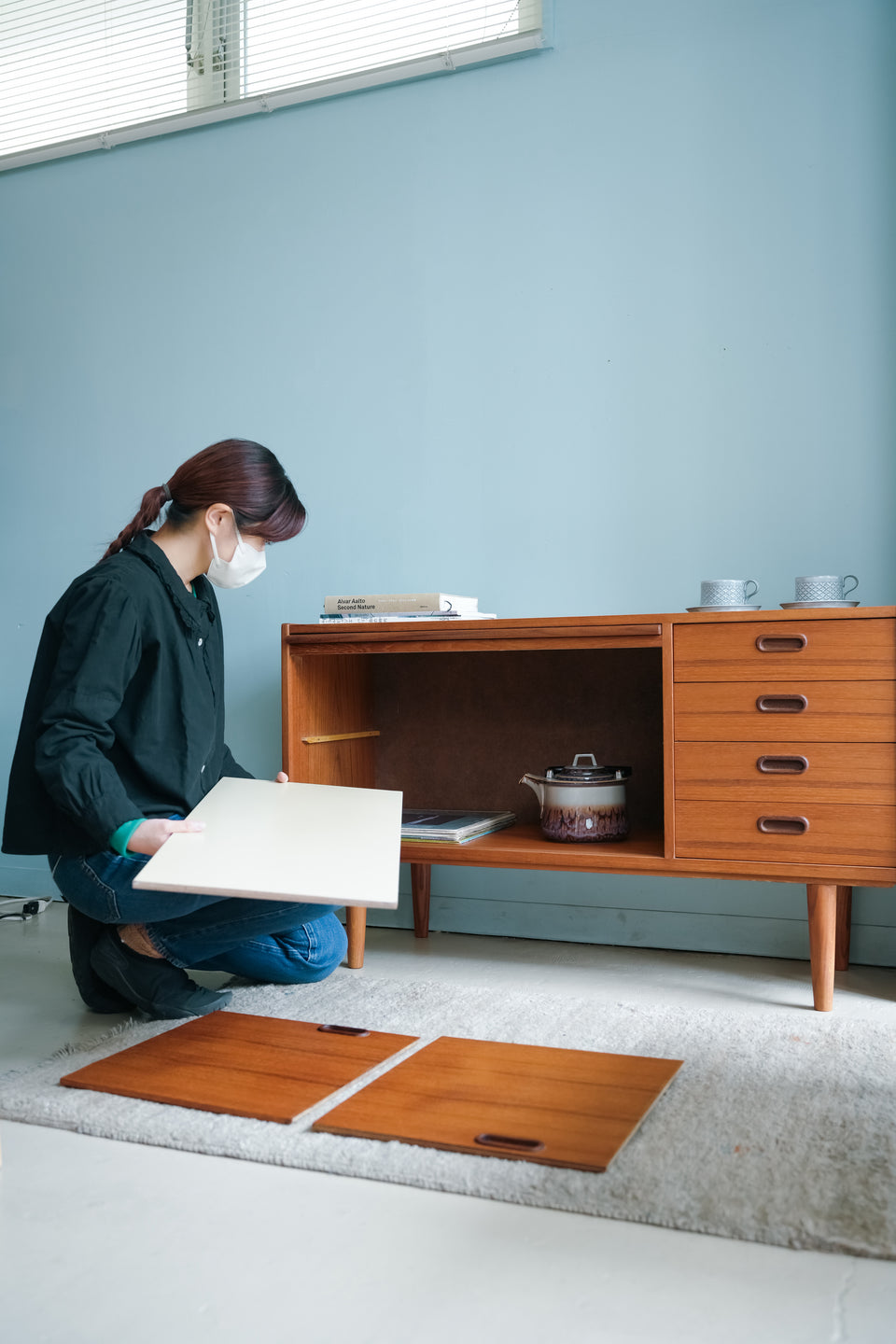 Asljunga Mobelfabrik Sideboard Swedish Vintage/スウェーデンヴィンテージ サイドボード チーク材