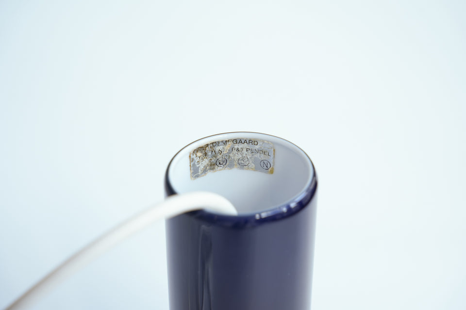 Holmegaard Pendant P&T Mini Blue Michael Bang/ホルムガード ペンダントライト ブルー ミニ 照明 デンマークヴィンテージ