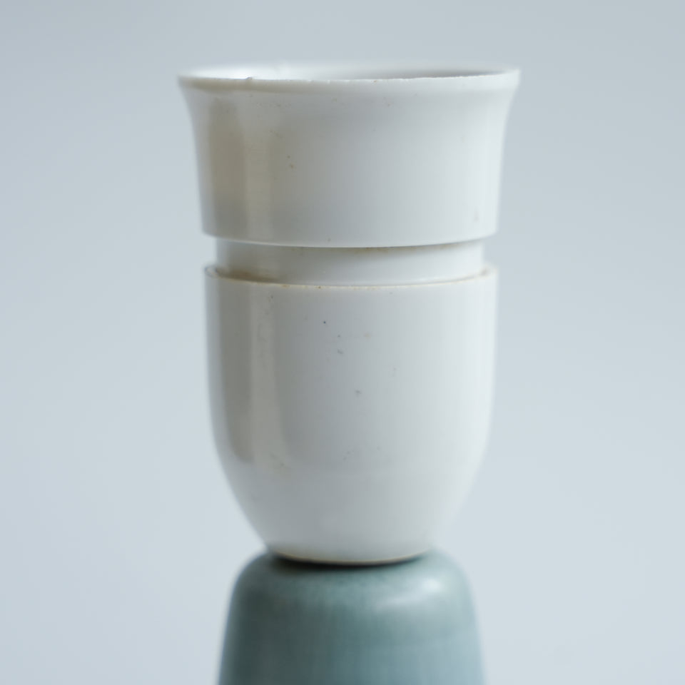 Soholm Table Lamp Model 926 Light Blue and Brown/テーブルランプ エイナー・ヨハンセン スーホルム デンマークヴィンテージ