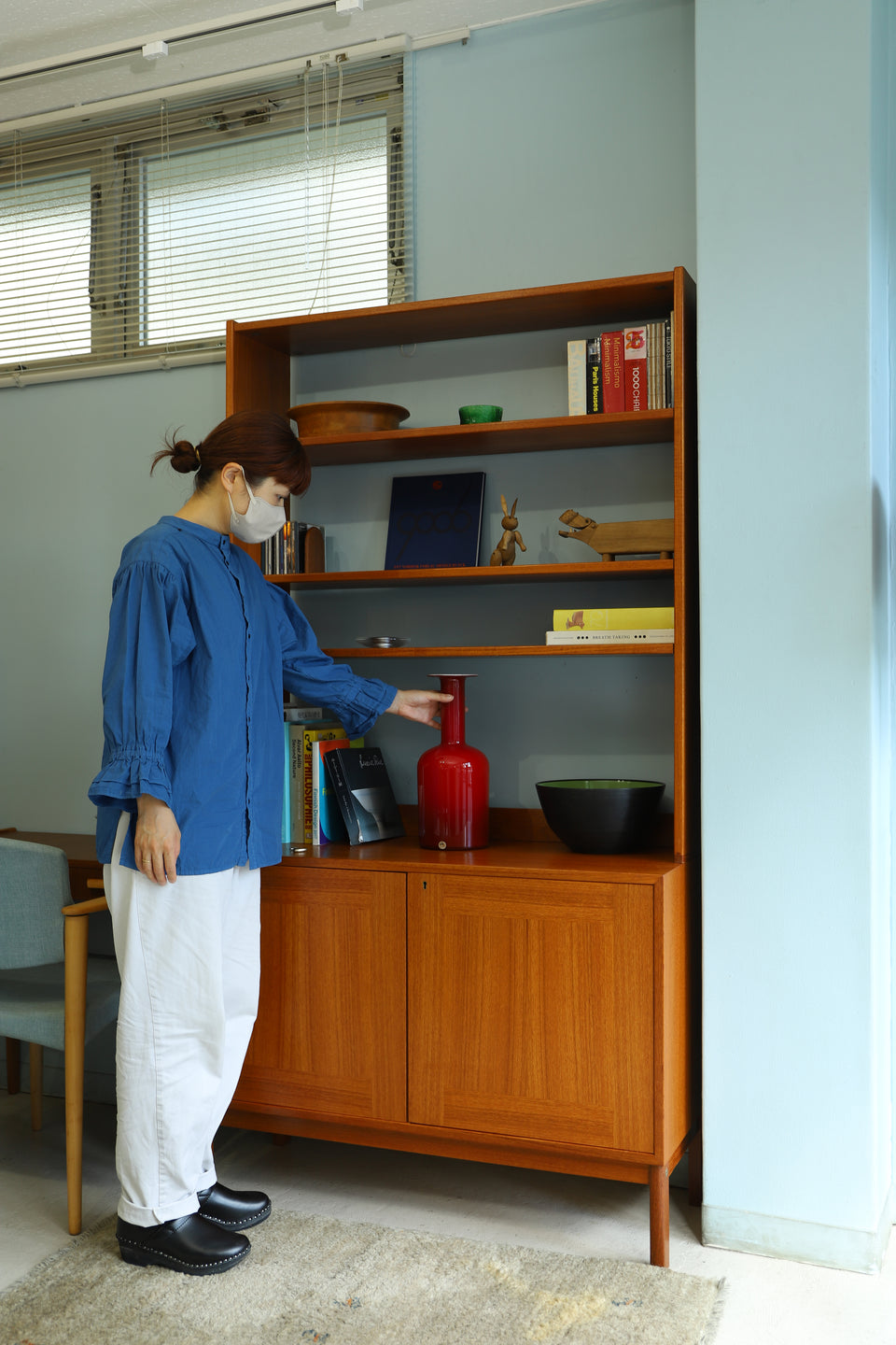 Swedish Vintage Bookcase Open Shelf Cabinet/スウェーデンヴィンテージ ブックケース オープンシェルフ キャビネット 北欧家具