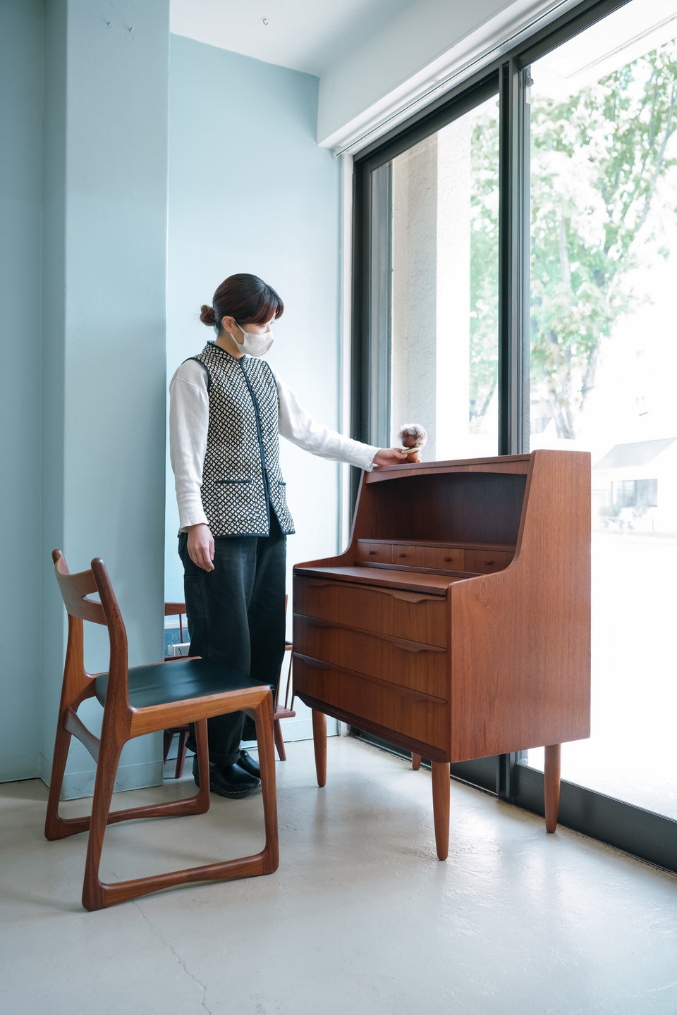 Writing Bureau Dresser Danish Vintage/デンマークヴィンテージ ライティングビューロー ドレッサー
