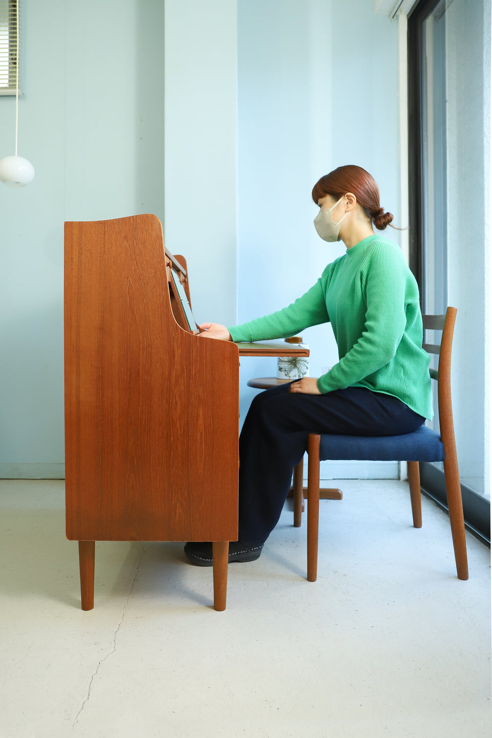 Writing Bureau Teakwood Danish Vintage/デンマークヴィンテージ ライティングビューロー チーク材 北欧家具
