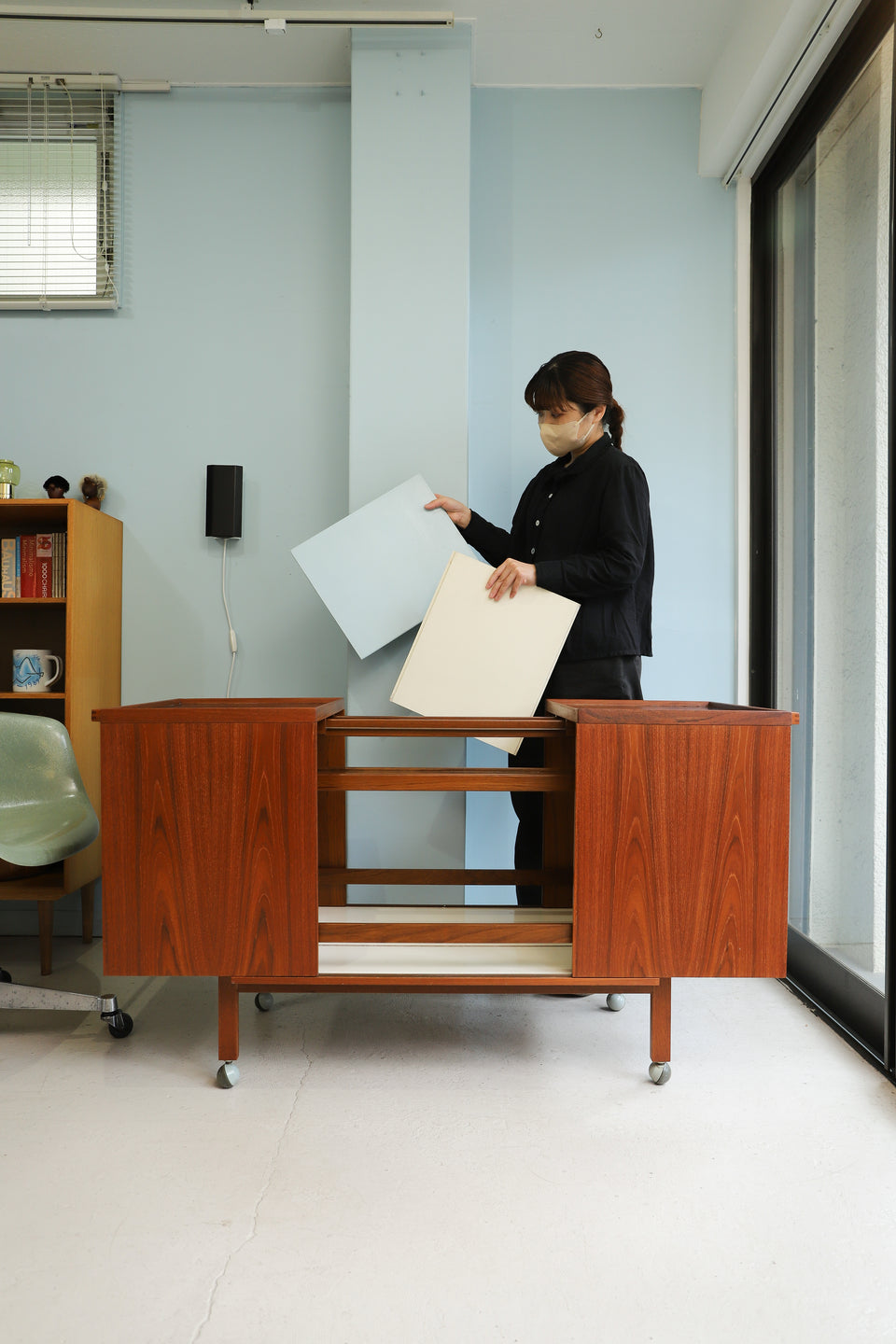 Danish Vintage Vantinge Møbelindustri Side Board Cabinet Trolley/デンマークヴィンテージ サイドボードキャビネット トロリー 北欧家具