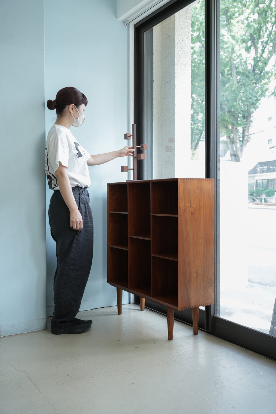 Peter Hvidt & Orla Mlgaard Nielsen Sborg Mobler Teak Bookcase/ピーター・ヴィッツ & オルラ・ムルガード・ニールセン ソボーモブラー ブックケース チーク材
