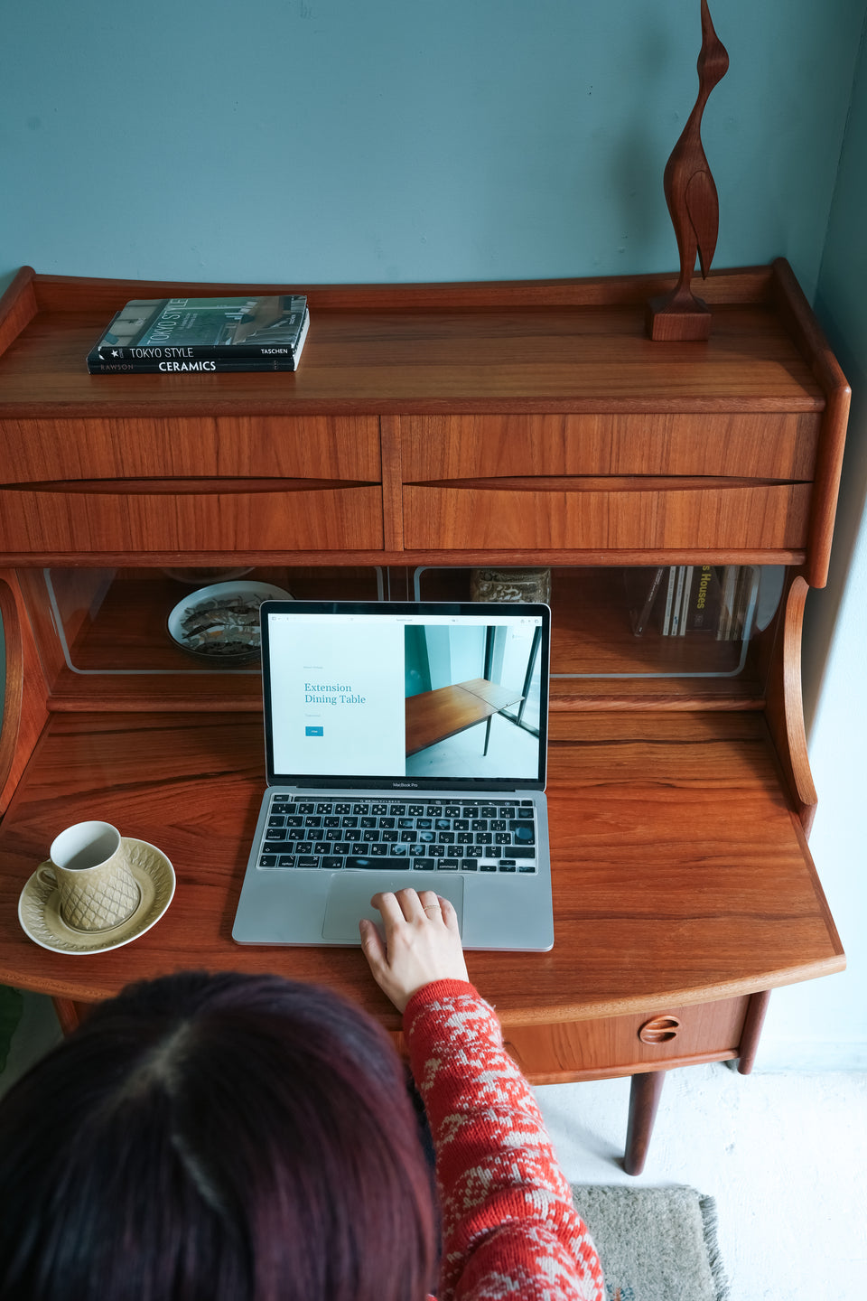 Gunnar Falsig Mobelfabrik Writing Bureau Danish Vintage/デンマークヴィンテージ ライティングビューロー 北欧家具