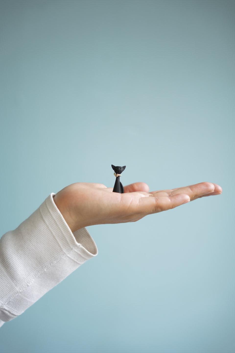 Walter Bosse Cat Miniature Figurine/ウォルター・ボッセ 黒猫の小さなフィギュリン