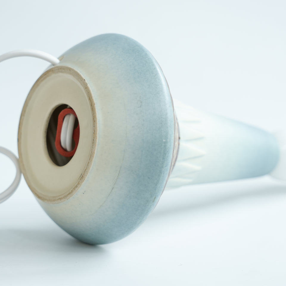 Soholm Table Lamp Model 926 Light Blue and Brown/テーブルランプ エイナー・ヨハンセン スーホルム デンマークヴィンテージ