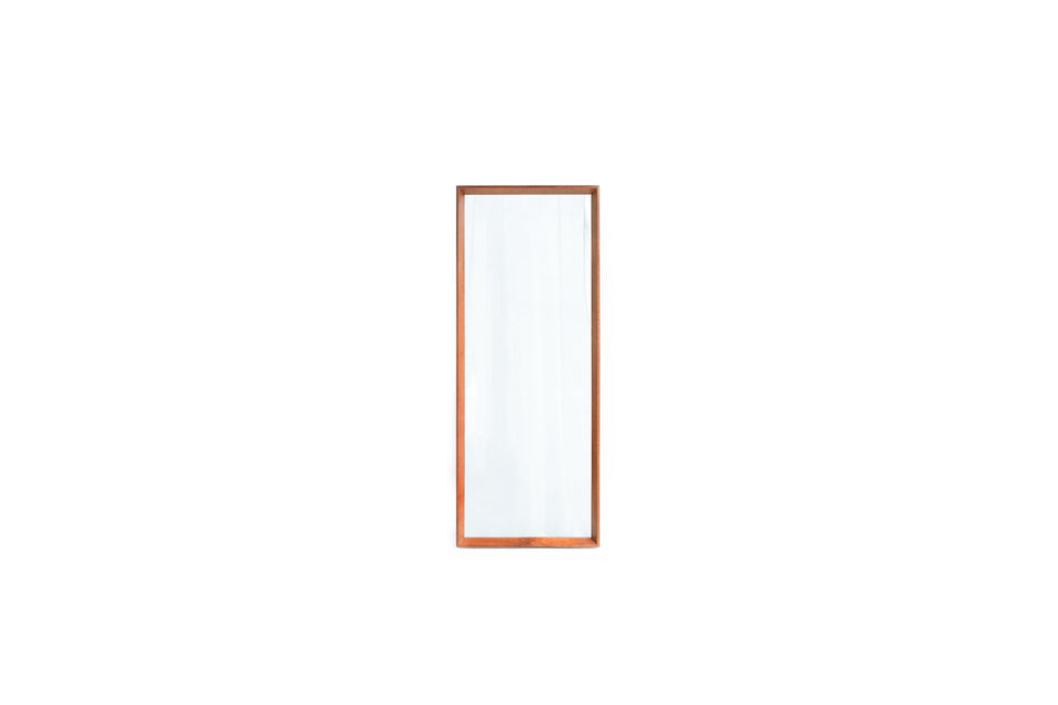 Danish Vintage Wall Mirror Teakwood Frame/デンマークヴィンテージ ウォールミラー 鏡 チーク材 北欧インテリア