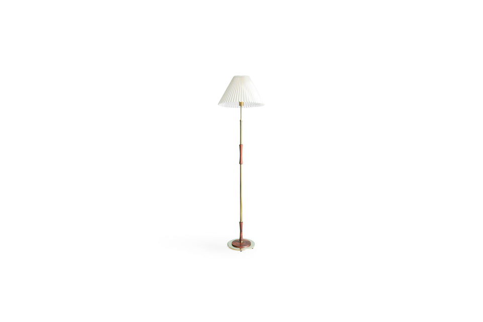 Danish Vintage Rosewood Brass Floor Stand Light/デンマークヴィンテージ フロアスタンド 照明 ローズウッド材 真鍮 北欧インテリア