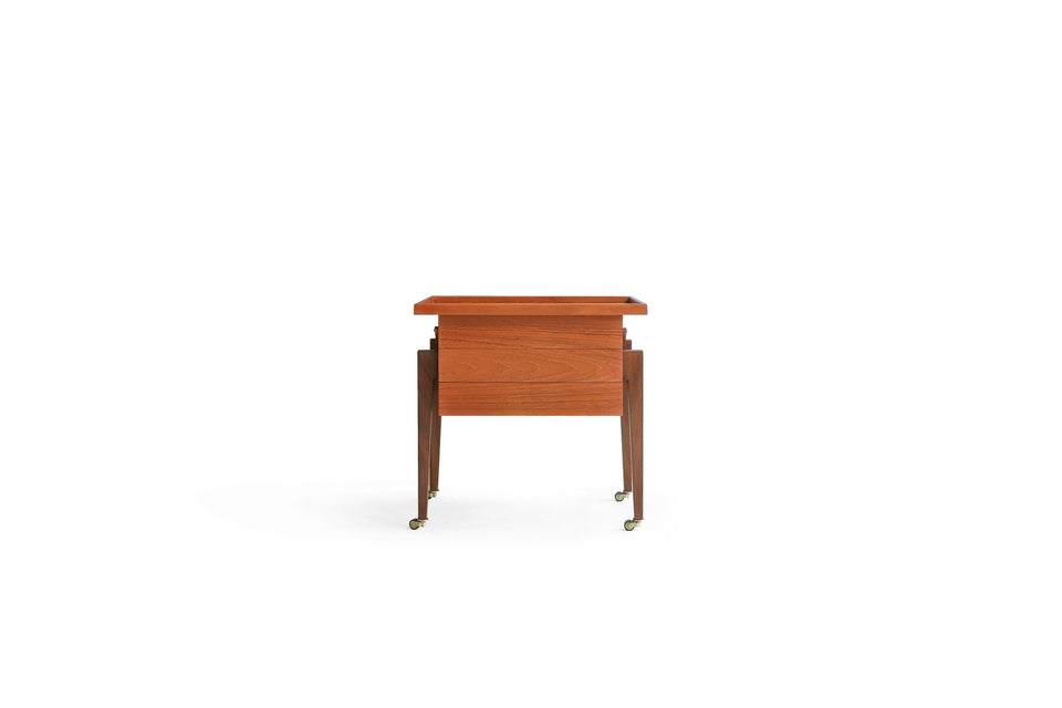 Danish Vintage Sewing Wagon Table/デンマークヴィンテージ ソーイングワゴンテーブル 北欧家具