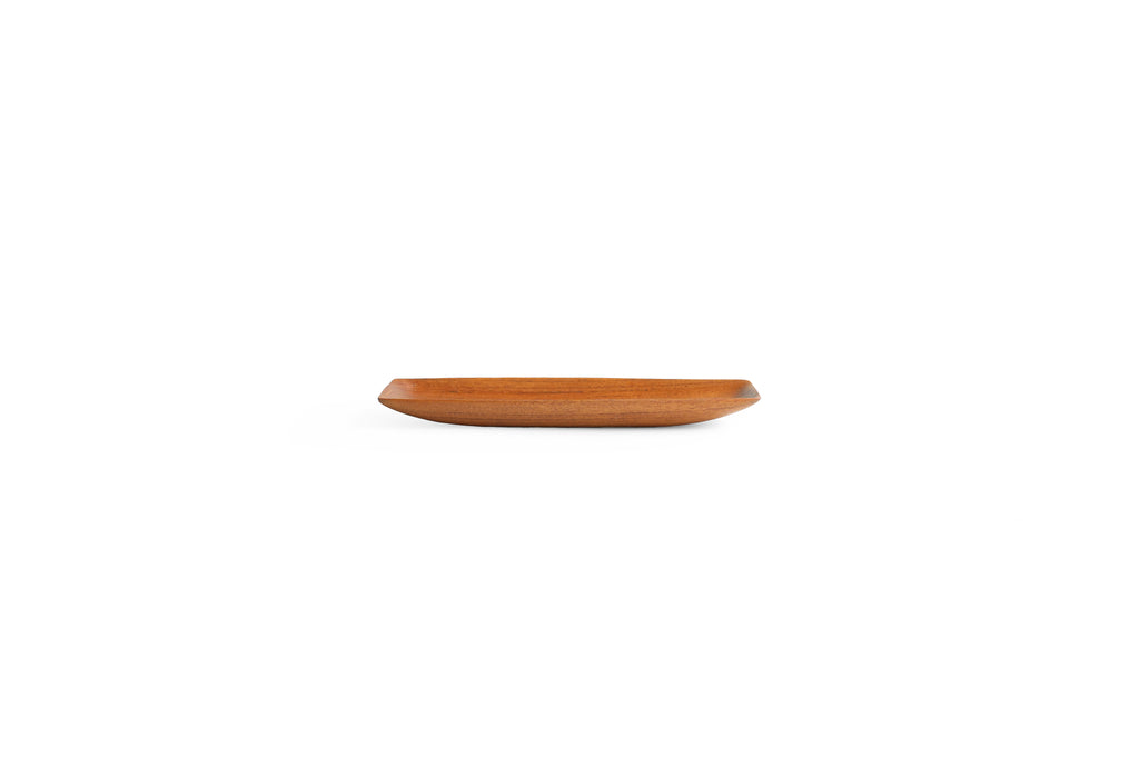 デンマークヴィンテージ チークトレイ/Danish Vintage Solid Teak Tray