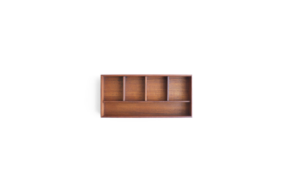 Danish Vintage Teak Desk Organizer Tray/デンマークヴィンテージ チークトレイ