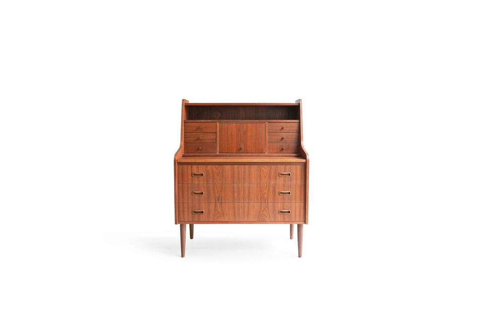 Danish Vintage Teak Writing Bureau Dresser/デンマークヴィンテージ ライティングビューロー ドレッサー 北欧家具