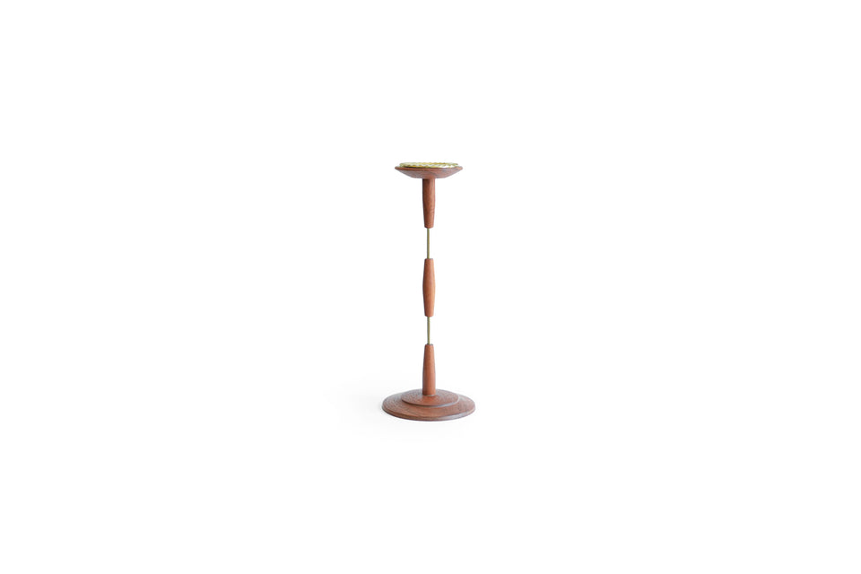 Danish Vintage Teak and Brass Pedestal/デンマークヴィンテージ スタンド チーク材 真鍮 北欧インテリア