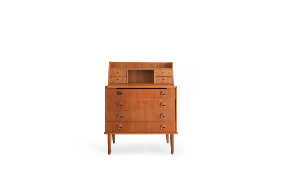 Danish Vintage Writing Bureau Dresser/デンマークヴィンテージ ライティングビューロー ミラー付き 北欧家具