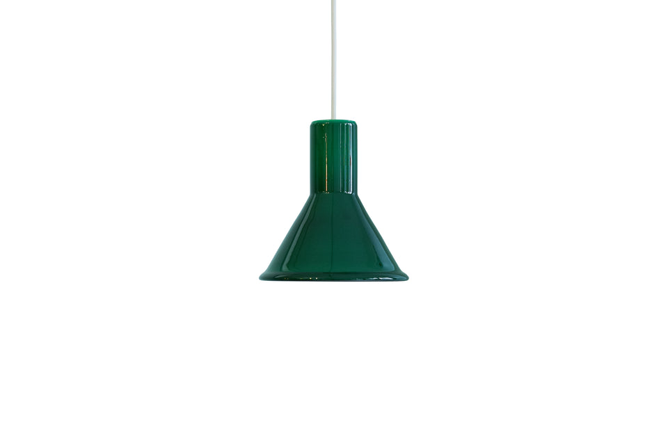 Green Holmegaard P&T Small Pendant Michael Bang/グリーン ホルムガード ペンダントライト 照明 デンマークヴィンテージ