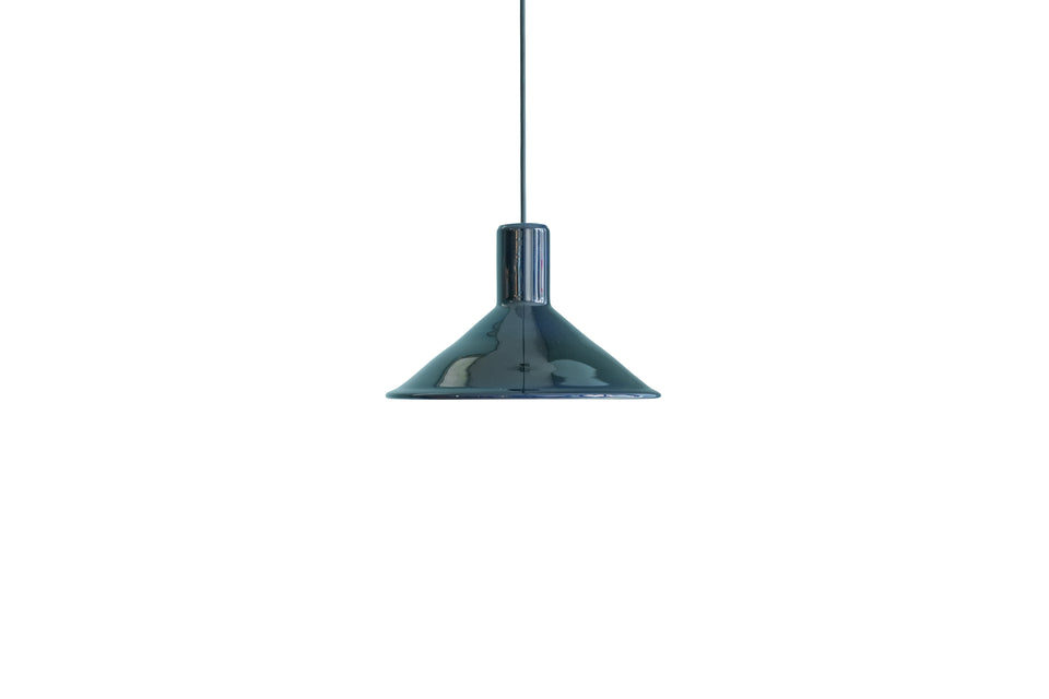 Holmegaard Pendant Light P&T Blue Michael Bang/ホルムガード ペンダントライト マイケル・バング ブルー 照明 デンマークヴィンテージ