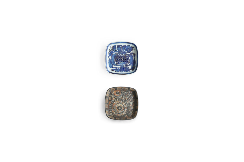 Vintage Royal Copenhagen Square Plate Tray Tenera Baca/ロイヤルコペンハーゲン スクエアプレート トレイ テネラ バッカ