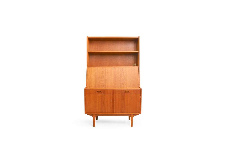 Danish Vintage Bookcase Writing Bureau H.P.Hansen Møbelindustri/デンマークヴィンテージ H.P.ハンセン ブックケース ライティングビューロー 北欧家具