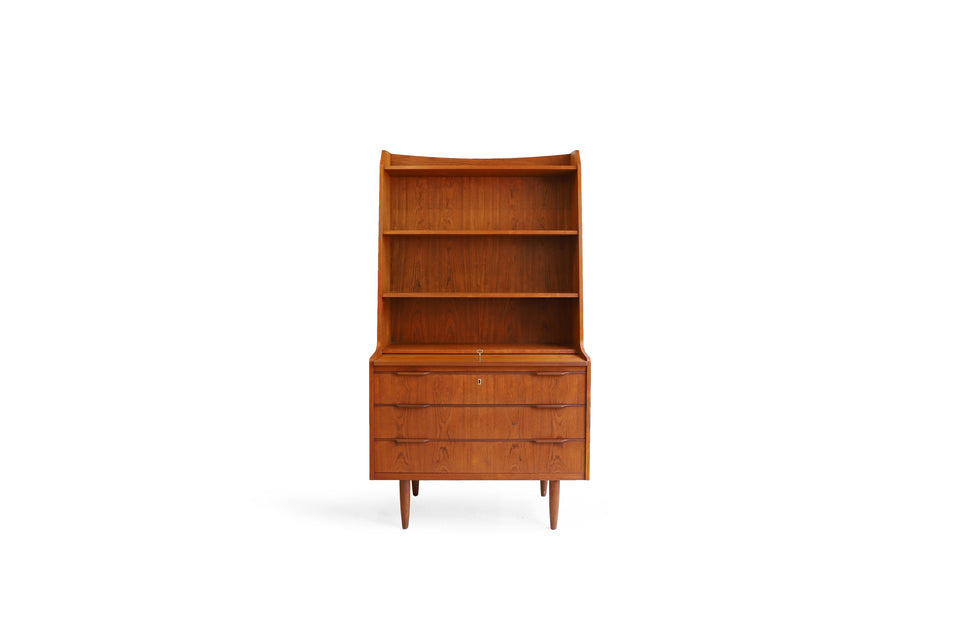 Danish Vintage Writing Bureau Bookcase/デンマークヴィンテージ ライティングビューロー 本棚 北欧家具