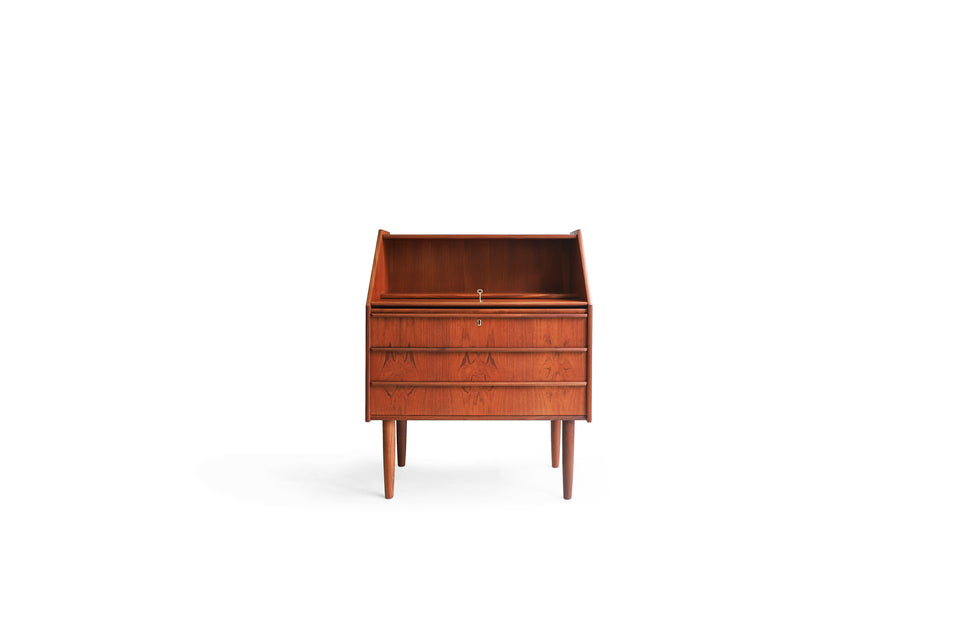Danish Vintage Hanbjerg Møbelfabrik Writing Bureau/デンマークヴィンテージ ライティングビューロー デスク チーク材 北欧家具