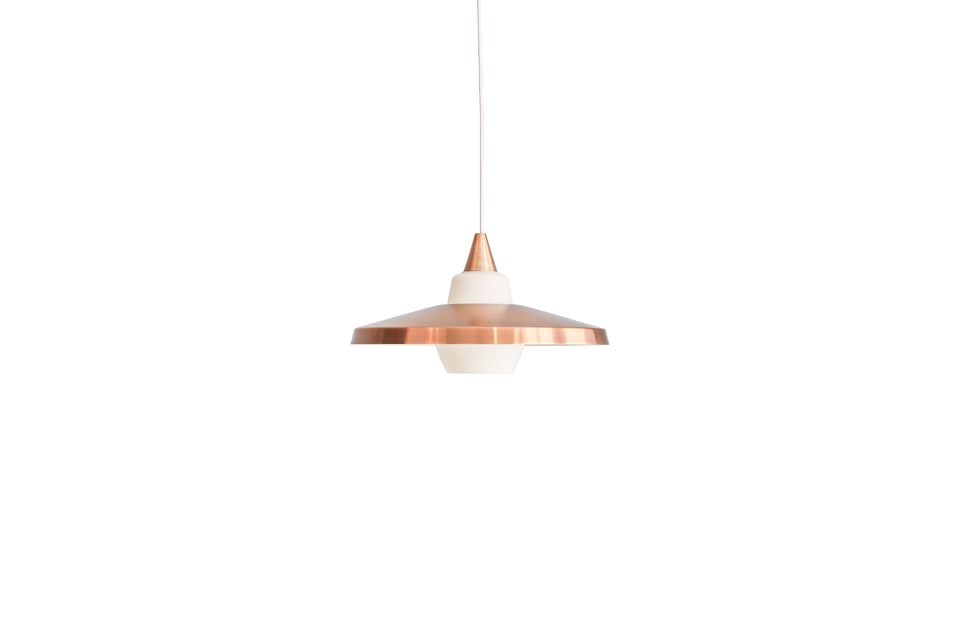 Danish Vintage Copper Glass Pendant Light/デンマークヴィンテージ ペンダントライト コッパー ガラス 照明 北欧インテリア