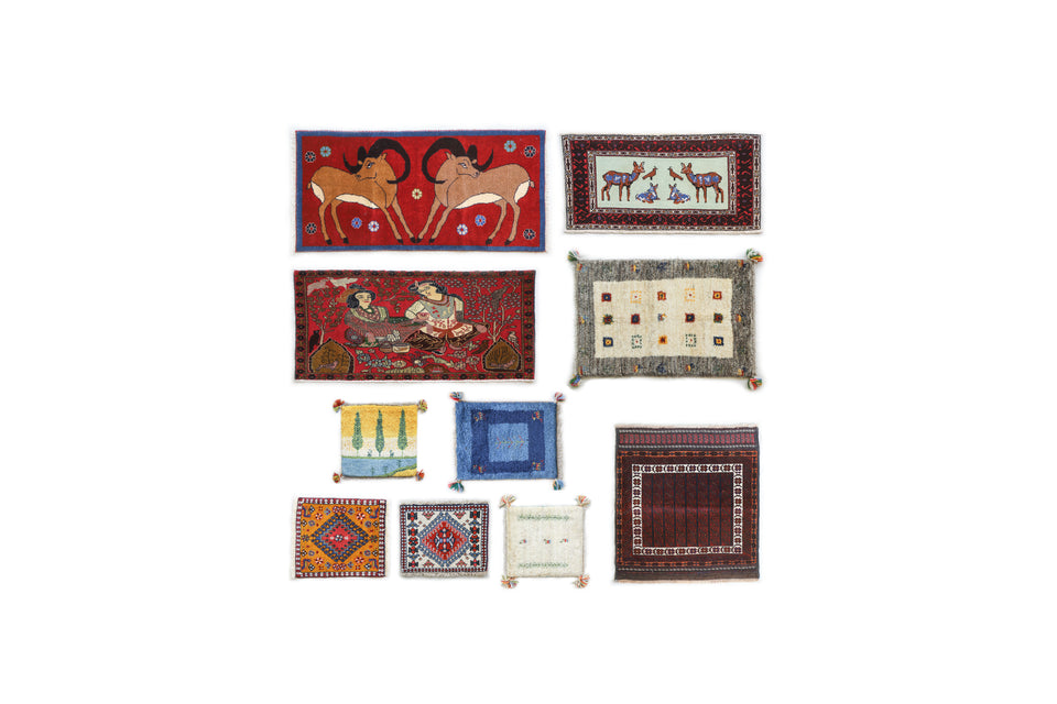【7/10〜7/16期間限定”ちいさなラグ展”特別販売】Small Gabbeh & Tribal Rug/小さなギャッベとトライバルラグ 絨毯 マット