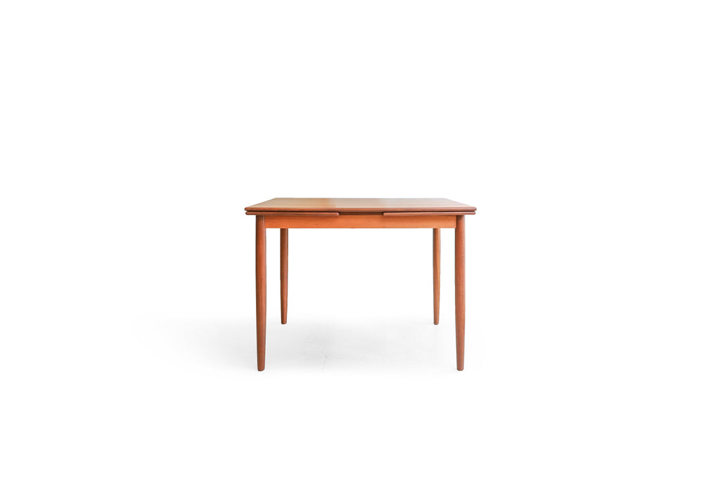 こーん ハンドメイド 無垢材　ダイニングテーブル 北欧デンマークスタイル デンマークヴィンテージ エクステンション ダイニングテーブル 北欧