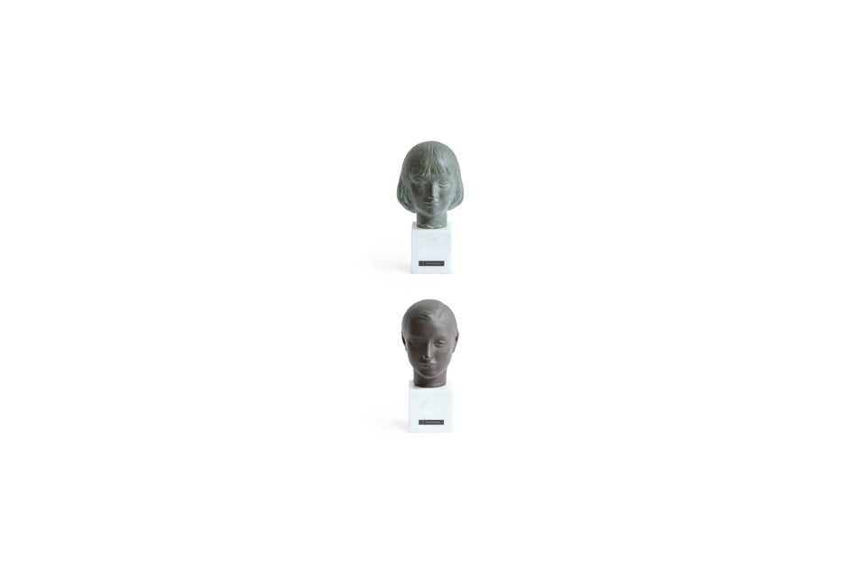 Yasutake Funakoshi Bronze Sculpture/舟越保武 ブロンズ像 少女 アンナ ローラ 彫刻