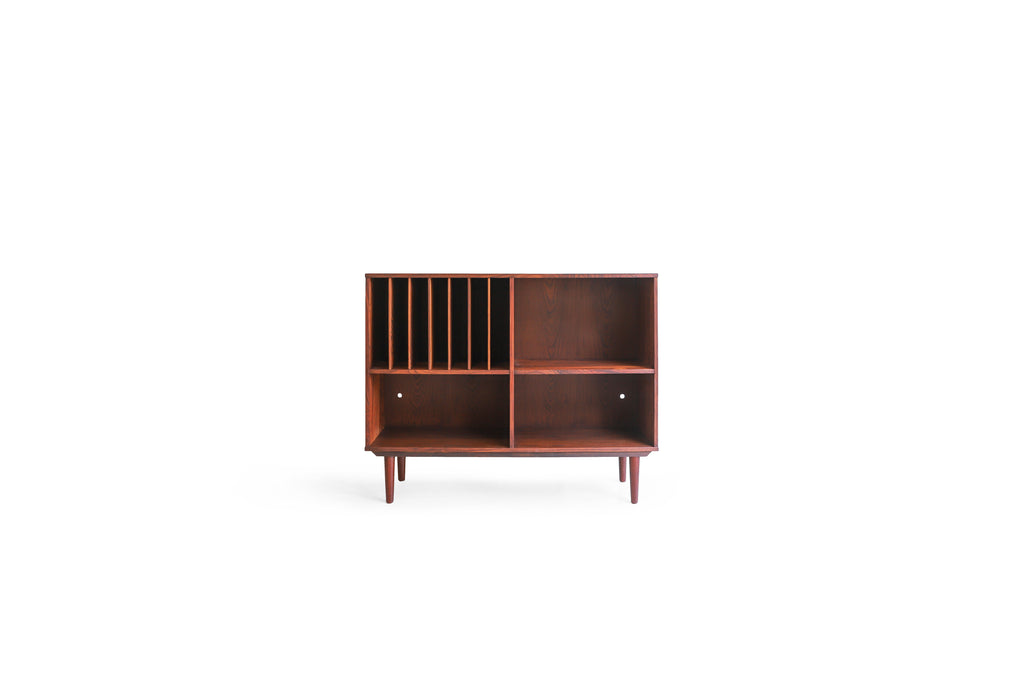 デンマークヴィンテージ ブックケース 本棚 レコードラック ローズウッド 北欧家具/Bookcase with Vinyl Rack Rosewood  Danish Vintage – FURUICHI/古一