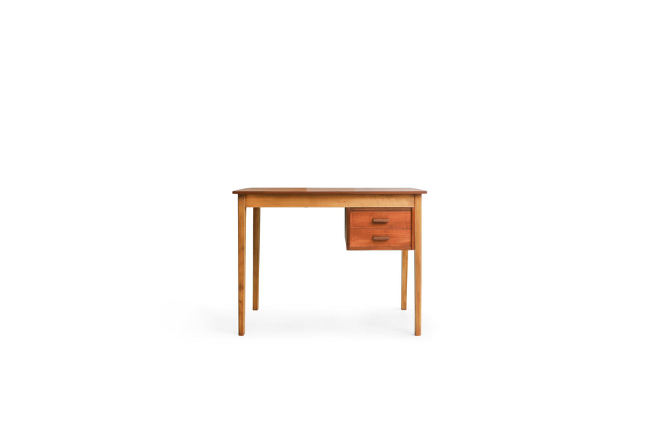 Single Pedestal Desk Danish Vintage/デンマークヴィンテージ デスク 片袖 机 北欧家具