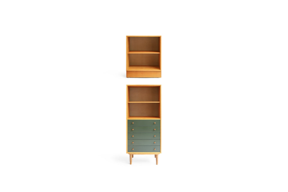 HG Møbler Oakwood Bookcase Shelf Danish Vintage/デンマークヴィンテージ ブックケース シェルフ オーク材 収納家具 北欧インテリア