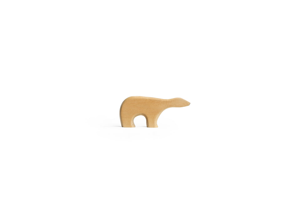 Arne Lindaas Polar Bear Norway Vintage/アルネ・リンダース シロクマ 木製オブジェ ノルウェー 北欧ヴィンテージ雑貨