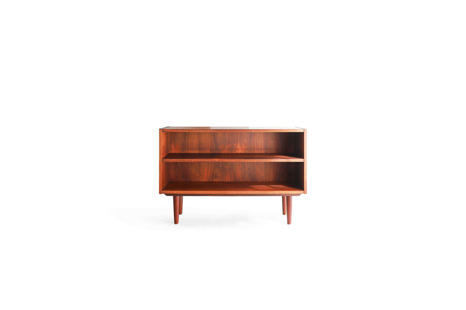 Rosewood Low Bookcase Danish Vintage/デンマークヴィンテージ ブックケース 本棚 収納 ローズウッド材 北欧家具