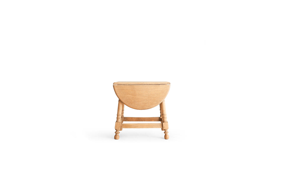 Danish Vintage Oakwood Extension Side Table/デンマークヴィンテージ エクステンションサイドテーブル オーク材 北欧家具