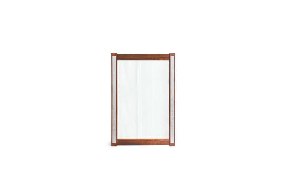 Danish Vintage J.Hølmer-Hansen Rosewood Wall Mirror/デンマークヴィンテージ ウォールミラー 壁掛け鏡 ローズウッド材 北欧インテリア