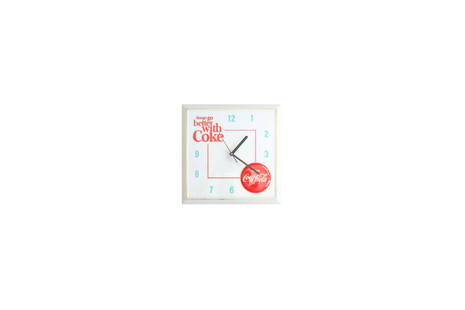 US Vintage Coca-Cola Light Up Wall Clock/アメリカヴィンテージ コカコーラ ライトアップウォールクロック